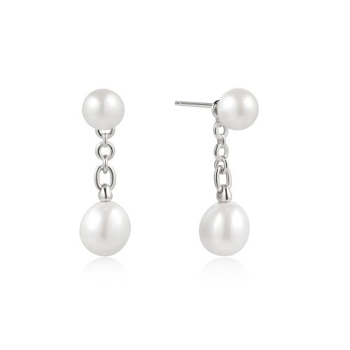 CHIC CREATOR FRESHWATER PEARL STUD EAR JACKETS