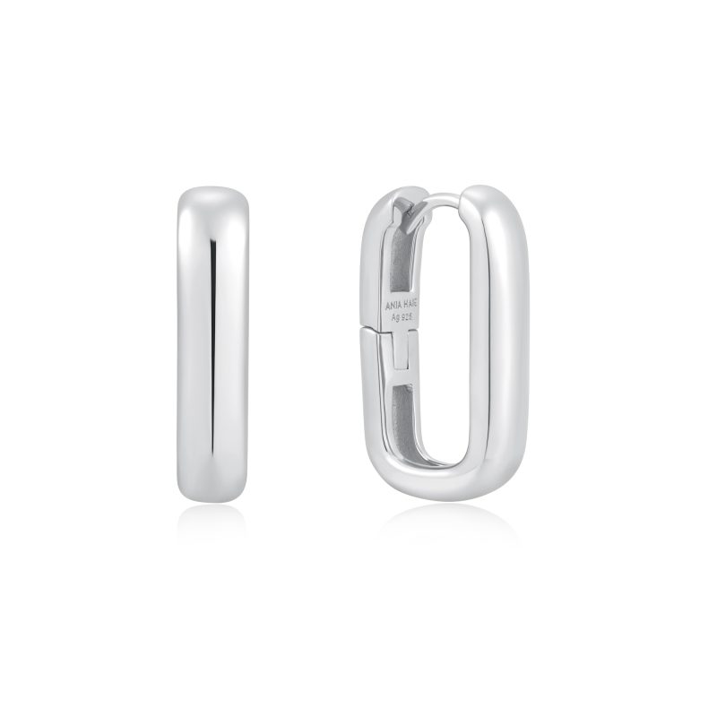 CHIC CREATOR WIDE PAPER CLIP EARRINGS