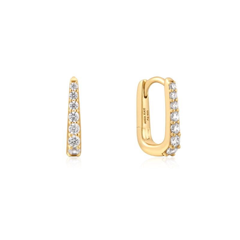 SUNSHINE CHASESR OVAL PAVE HUGGIES