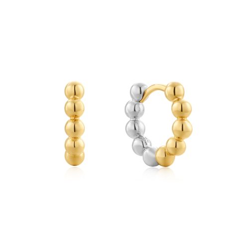 POP CHARMS TWO TONE ROUND DOME HUGGIES
