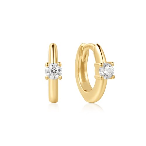 DUSK DIVAS SOLITAIRE CZ MINI HUGGIES