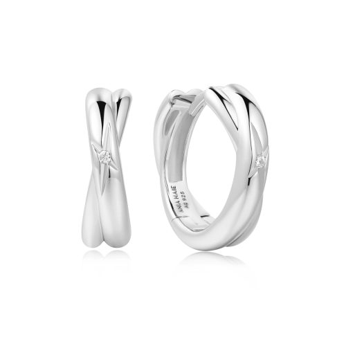 DUSK DIVAS CROSS DUO HUGGIE HOOPS