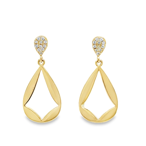 DIAMOND DANGLE EARRINGS