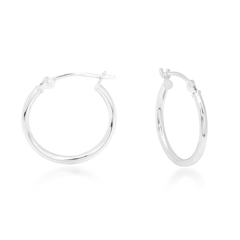 POLISHED HOOP EARRINGS