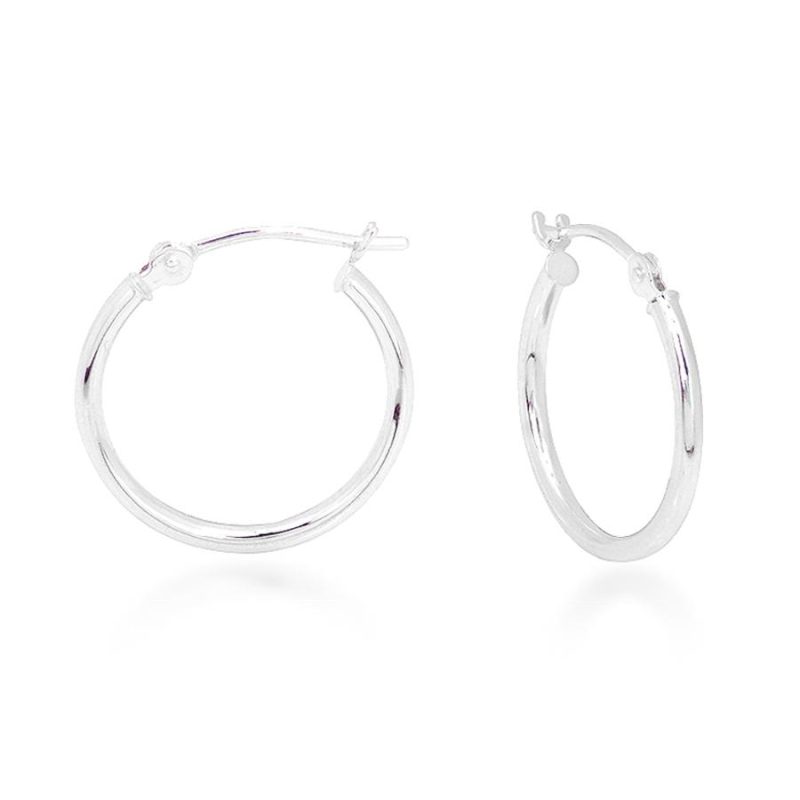POLISHED HOOP EARRINGS