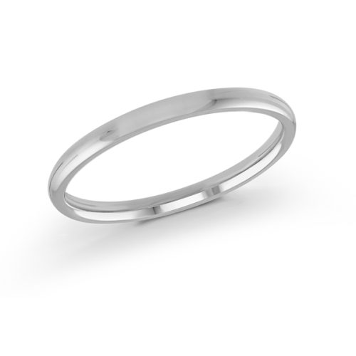 2MM 14K WHITE GOLD BAND