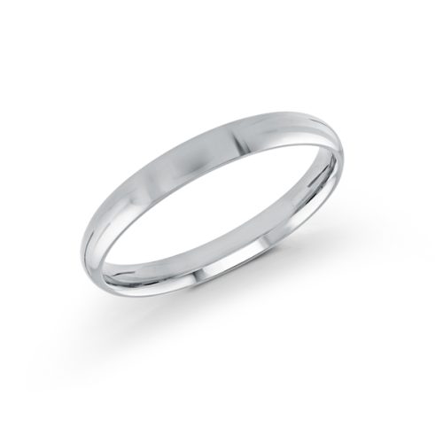 3MM 14K WHITE GOLD BAND