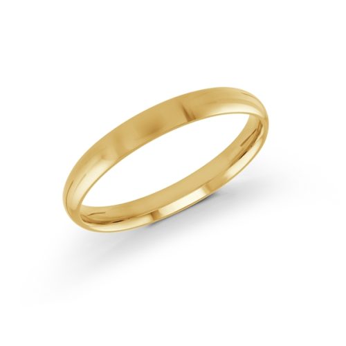 3MM 14K YELLOW GOLD BAND
