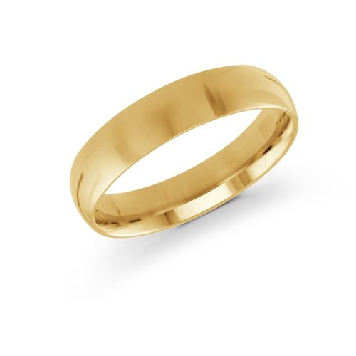 5MM 14K YELLOW GOLD BAND