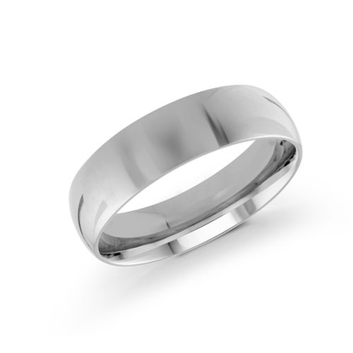 6MM 14K WHITE GOLD BAND