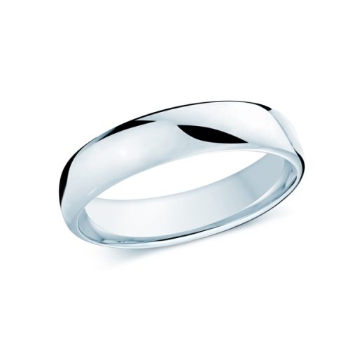 5.5MM 14K WHITE GOLD EURO FIT WEDDING BAND