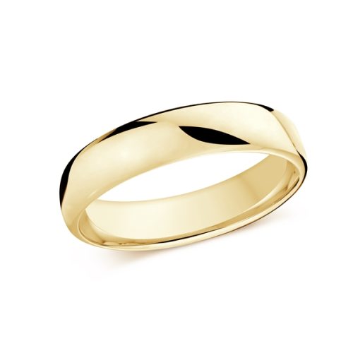 5.5MM 14K YELLOW GOLD EURO FIT WEDDING BAND