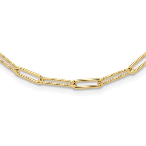 FANCY LINK NECKLACE