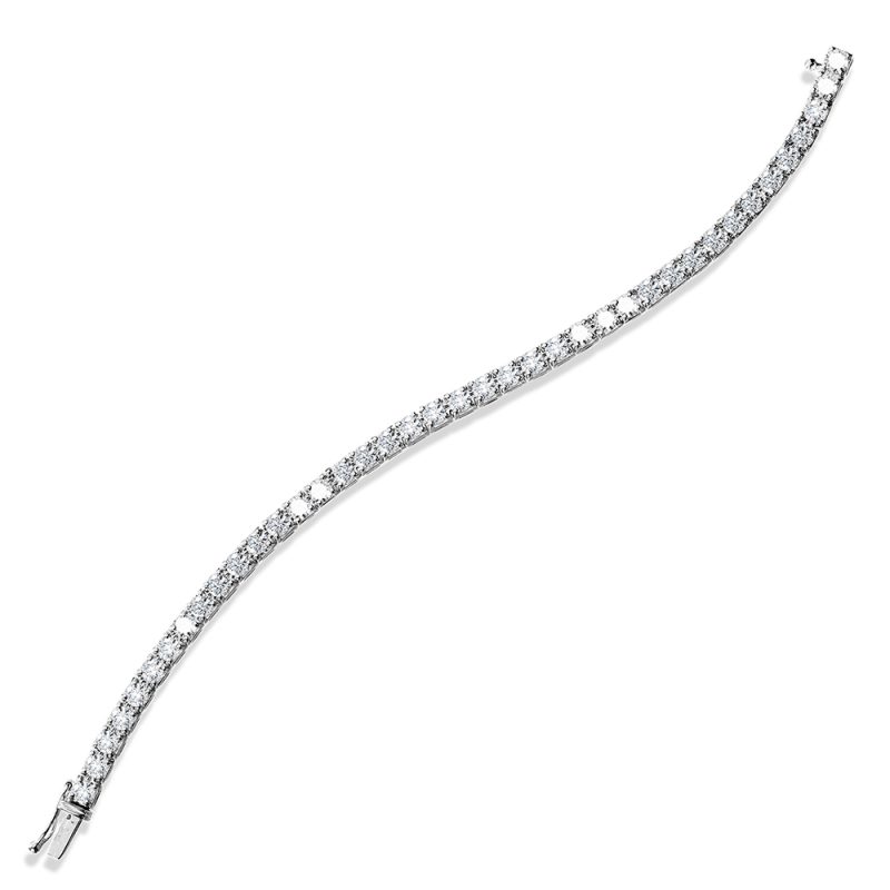 10.00ct TOTAL WEIGHT LAB GROWN DIAMOND TENNIS BRACELET - Image 2