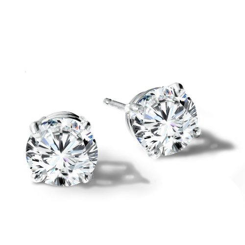 2.00ct TOTAL WEIGHT LAB GROWN DIAMOND STUD EARRINGS