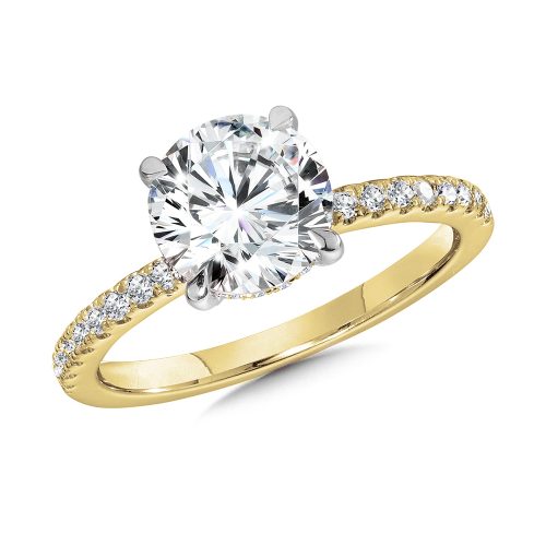 1.68ct ROUND BRILLIANT CUT LAB GROWN DIAMOND ENGAGEMENT RING