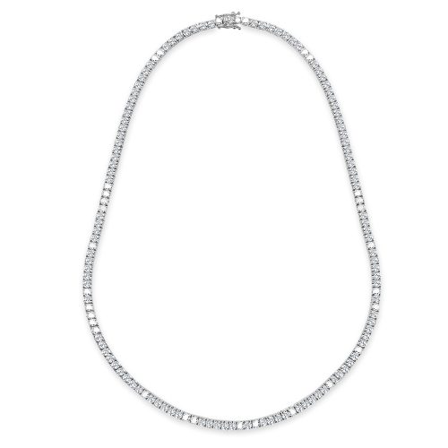 14.63ct TOTAL WEIGHT LAB GROWN DIAMOND TENNIS NECKLACE