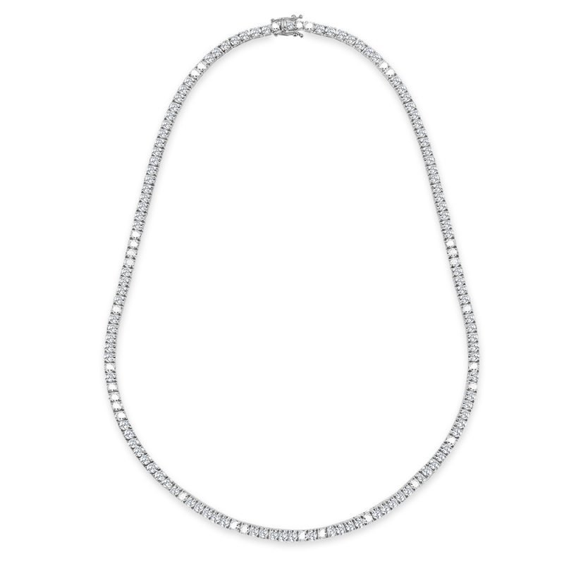 14.63ct TOTAL WEIGHT LAB GROWN DIAMOND TENNIS NECKLACE