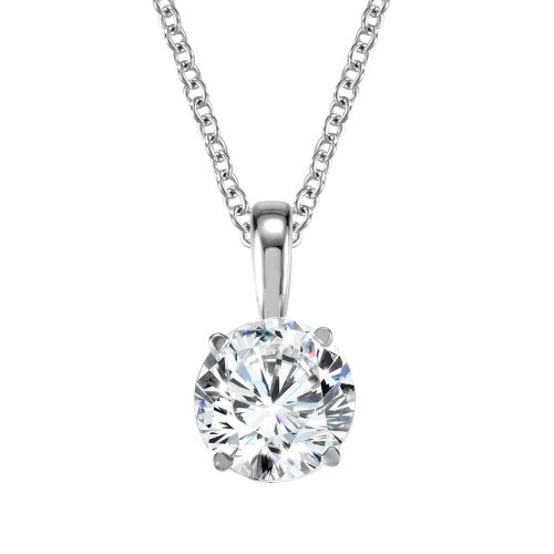 1.00ct TOTAL WEIGHT LAB GROWN DIAMOND SOLITAIRE NECKLACE