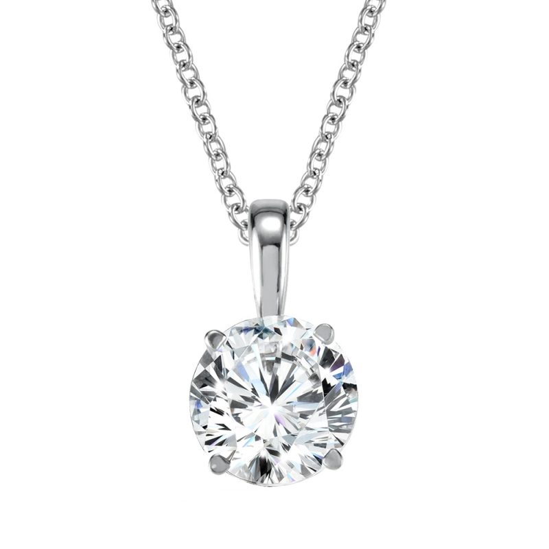 1.50ct TOTAL WEIGHT LAB GROWN DIAMOND SOLITAIRE NECKLACE