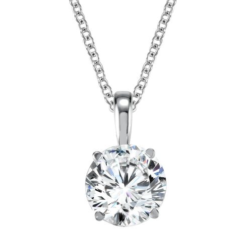 2.05ct TOTAL WEIGHT LAB GROWN DIAMOND SOLITAIRE NECKLACE