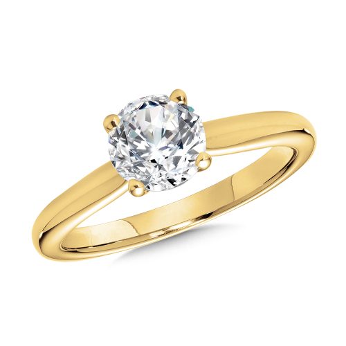 1.00ct ROUND BRILLIANT CUT LAB GROWN DIAMOND SOLITAIRE ENGAGEMENT RING