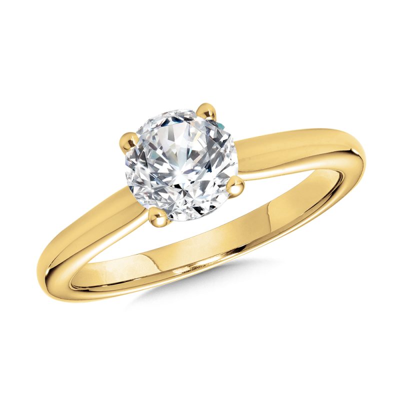 1.00ct ROUND BRILLIANT CUT LAB GROWN DIAMOND SOLITAIRE ENGAGEMENT RING