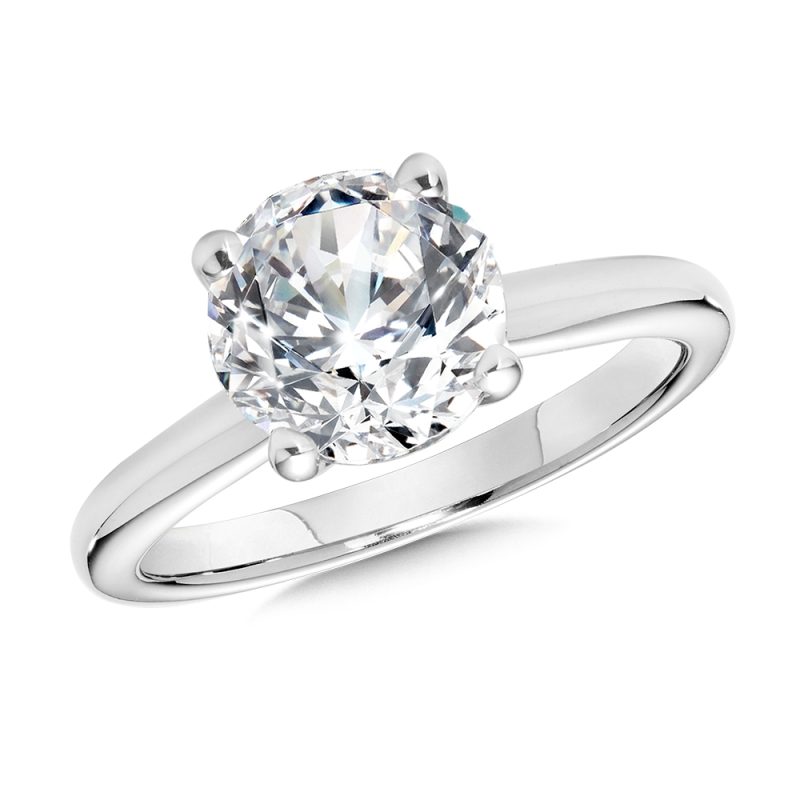 3.05ct ROUND BRILLIANT CUT LAB GROWN DIAMOND SOLITAIRE ENGAGEMENT RING