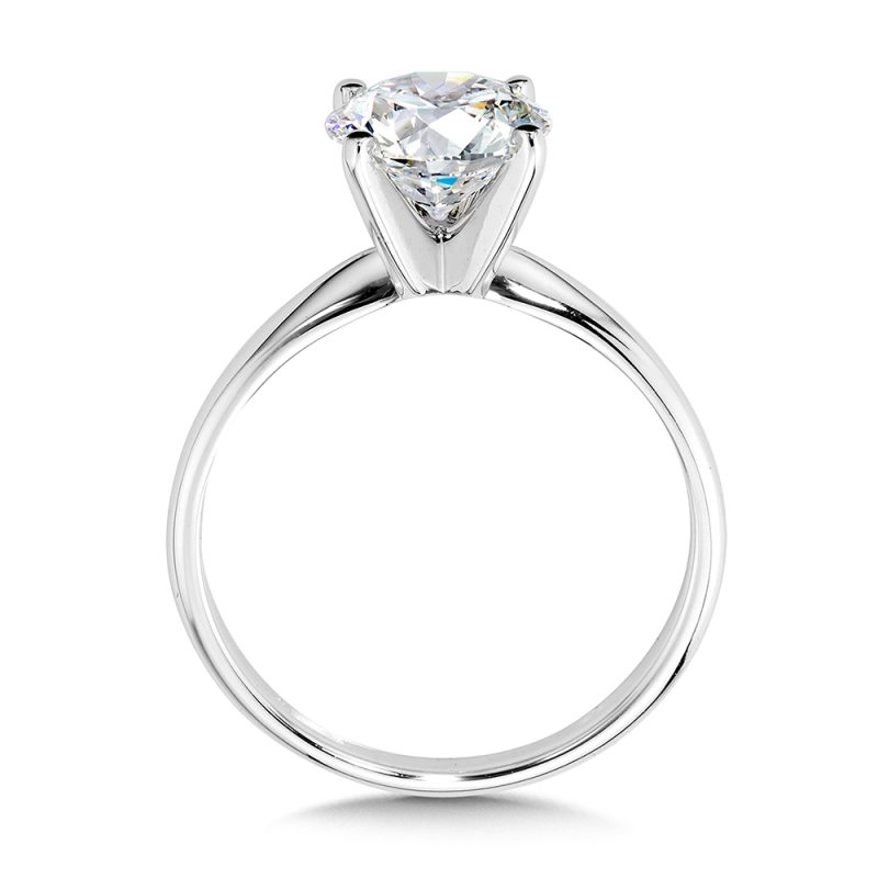 3.05ct ROUND BRILLIANT CUT LAB GROWN DIAMOND SOLITAIRE ENGAGEMENT RING - Image 2