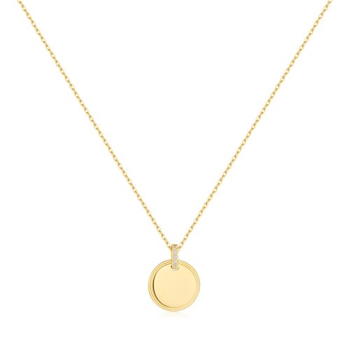 CHIC CREATOR DISC PENDANT NECKLACE