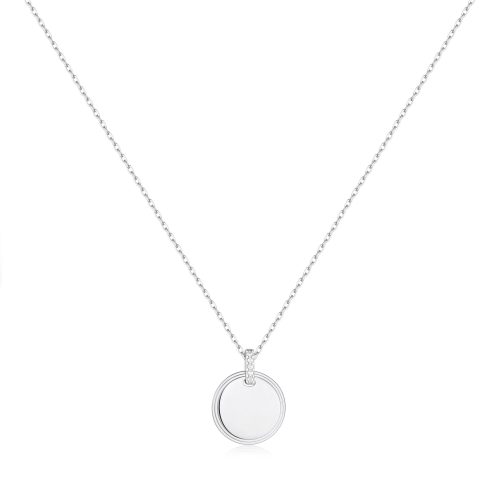 CHIC CREATOR DISC PENDANT NECKLACE