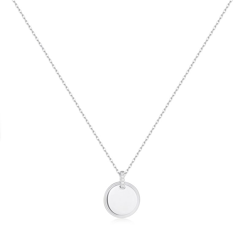 CHIC CREATOR DISC PENDANT NECKLACE