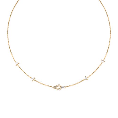SUNSHINE CHASER GEOMETRIC SATELLITE NECKLACE