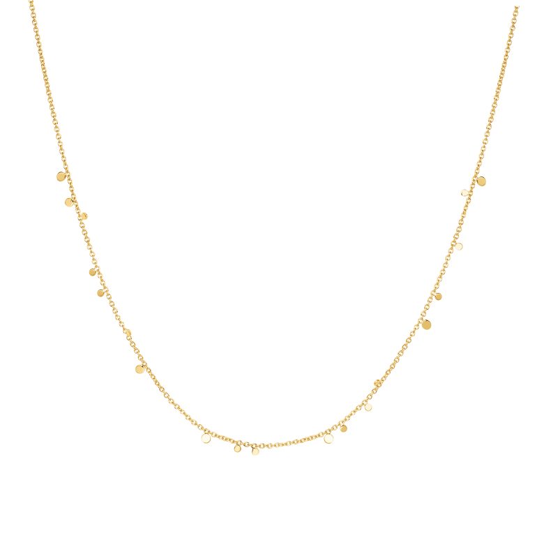 CHILL VOYAGER MINI DISC DROP STACKING NECKLACE