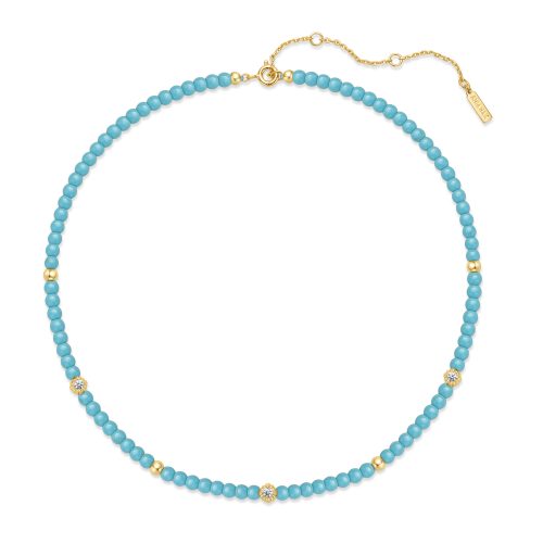 CHILL VOYAGER LAB CREATED TURQUOISE NECKLACE