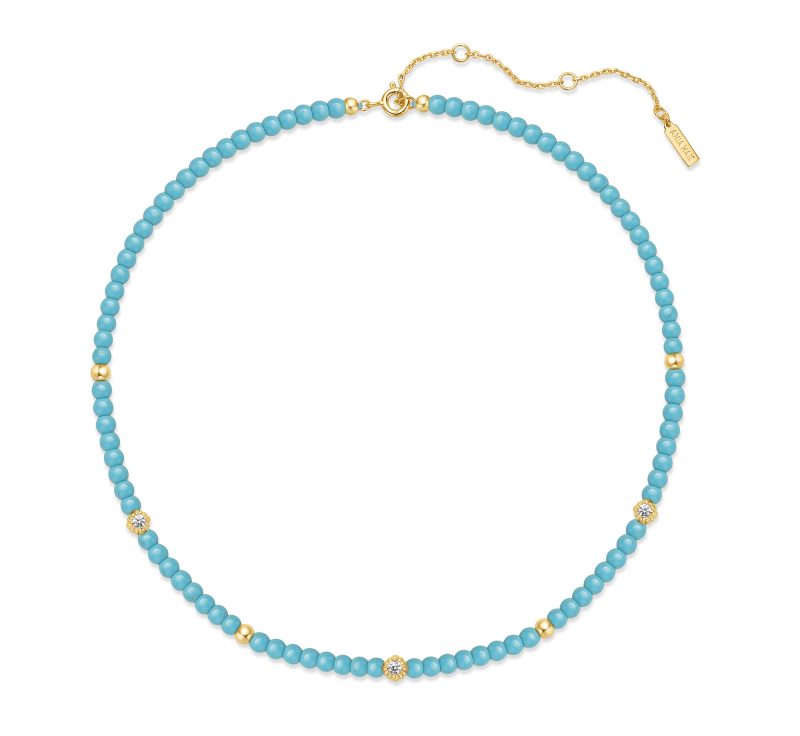 CHILL VOYAGER LAB CREATED TURQUOISE NECKLACE