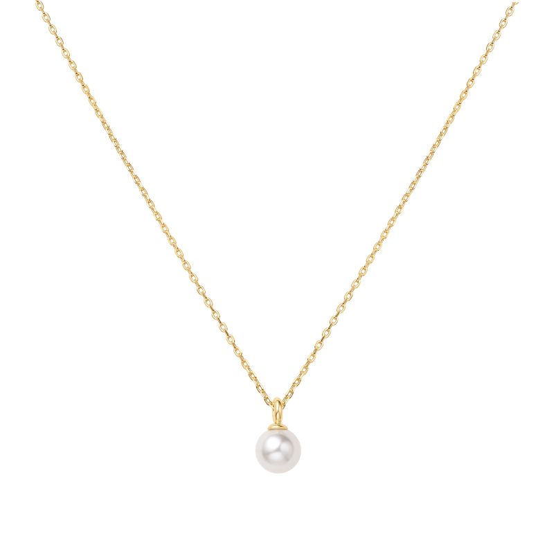 MISS DAINTY PEARL DROP PENDANT NECKLACE