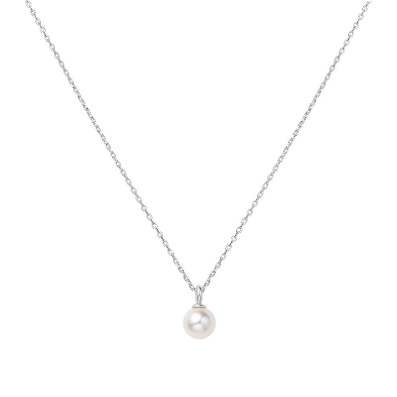 MISS DAINTY PEARL DROP PENDANT NECKLACE