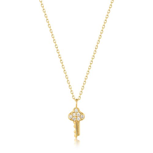 DIAMOND KEY NECKLACE