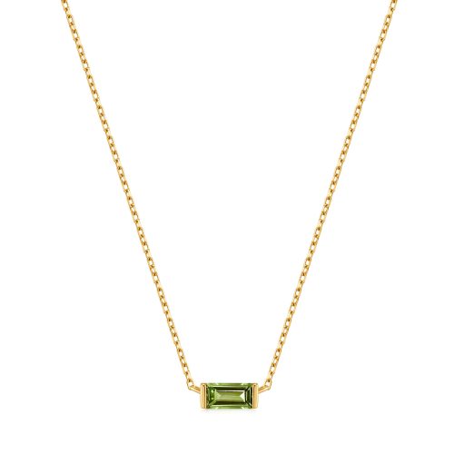 GREEN TOURMALINE NECKLACE