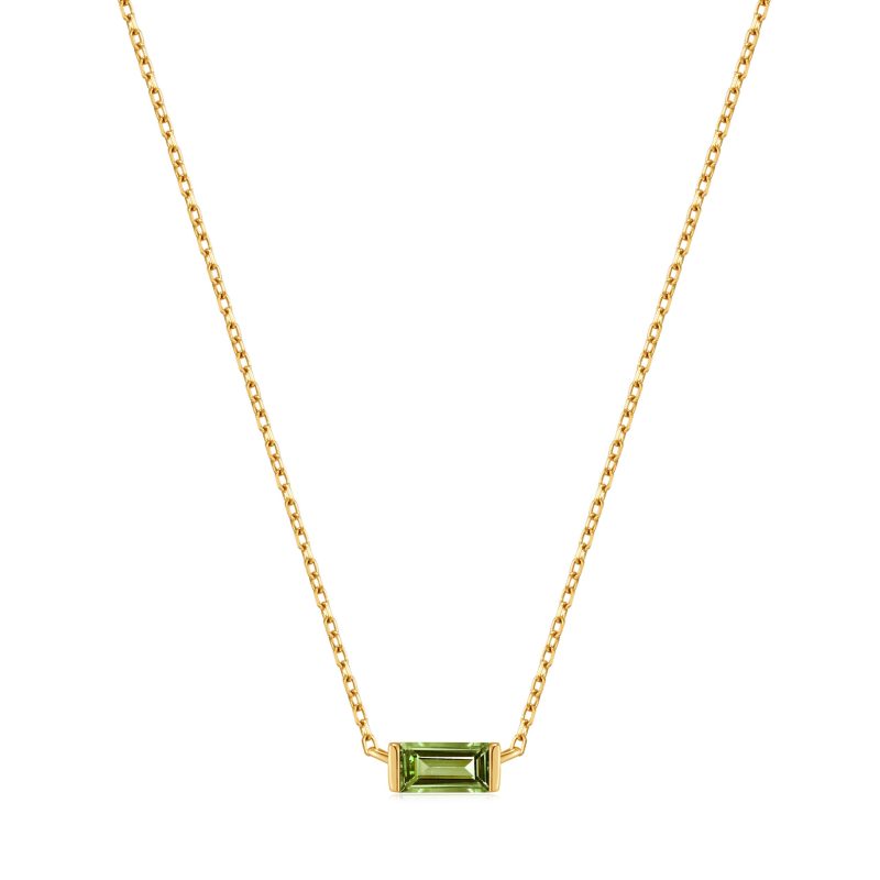 GREEN TOURMALINE NECKLACE