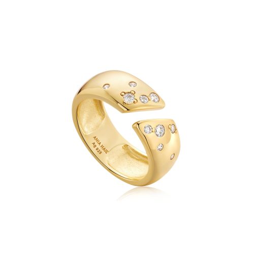 MODERN MUSE SPARKLE WIDE ADJUSTABLE RING