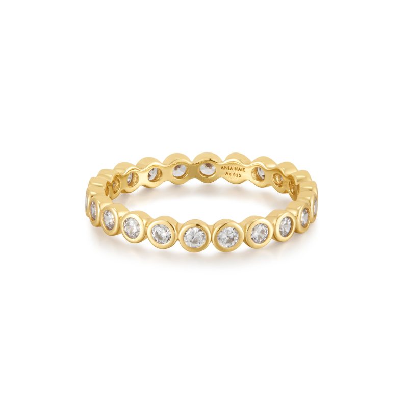 CHIC CREATOR CZ BEZEL SET RING