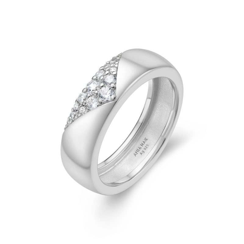 VOUGE MAVEN PAVE CZ BOLD STATEMENT RING