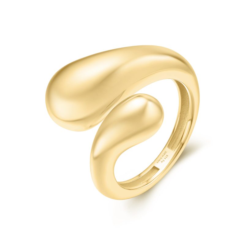 VOUGE MAVEN SCULPTURAL CROSSOVER RING