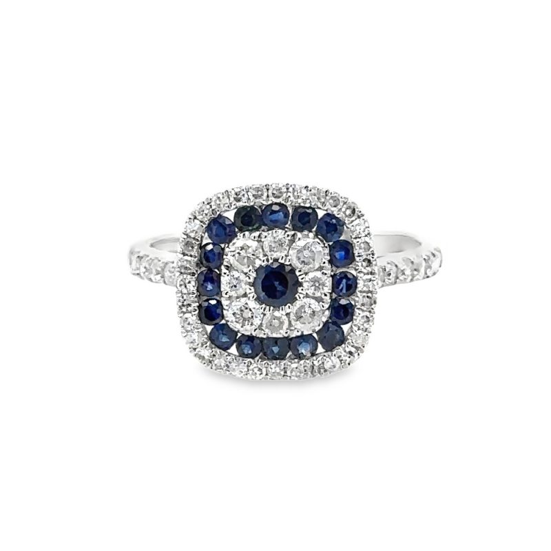 SAPPHIRE & DIAMOND RING