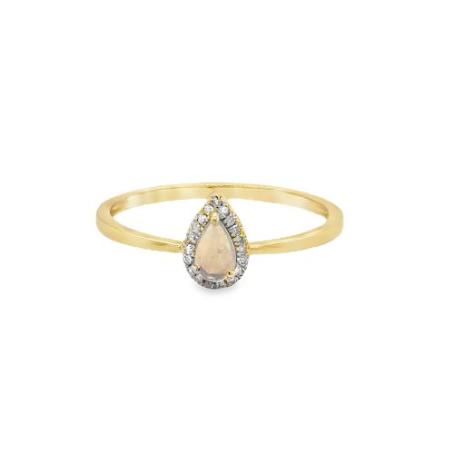 OPAL & DIAMOND RING