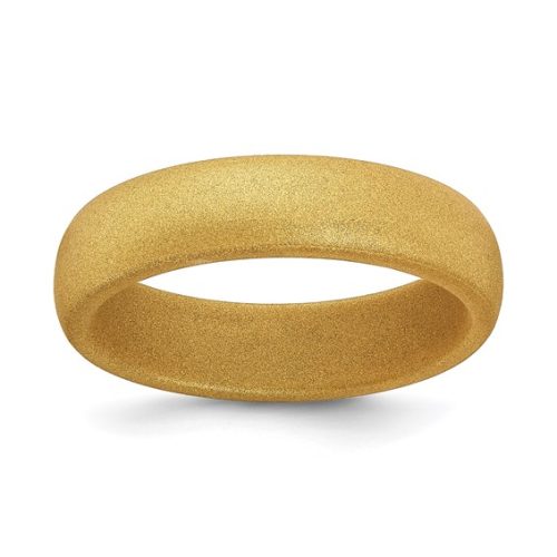 5.7MM GOLD METALLIC DOMED BAND