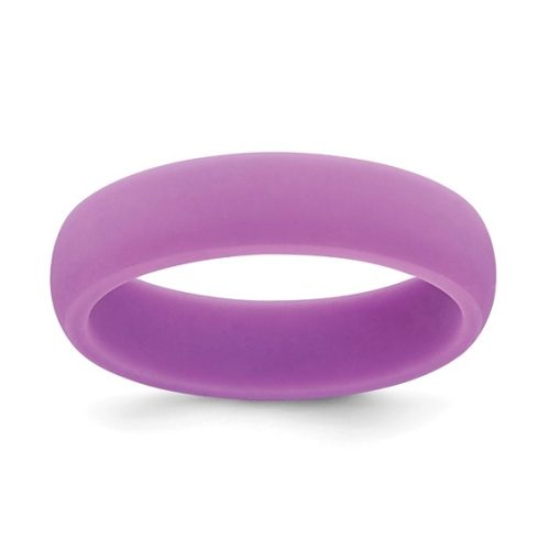 5.7MM SILICONE PURPLE DOMED BAND