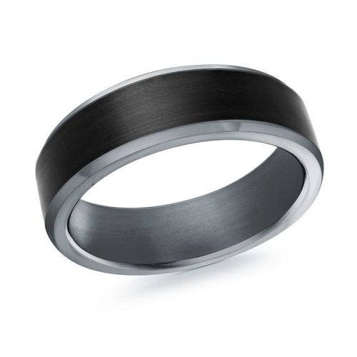 7MM TANTALUM & CARBON FIBER BAND